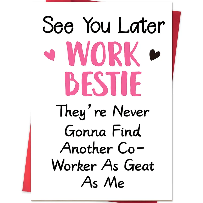 See You Later Work Card for Your Coworker Friend