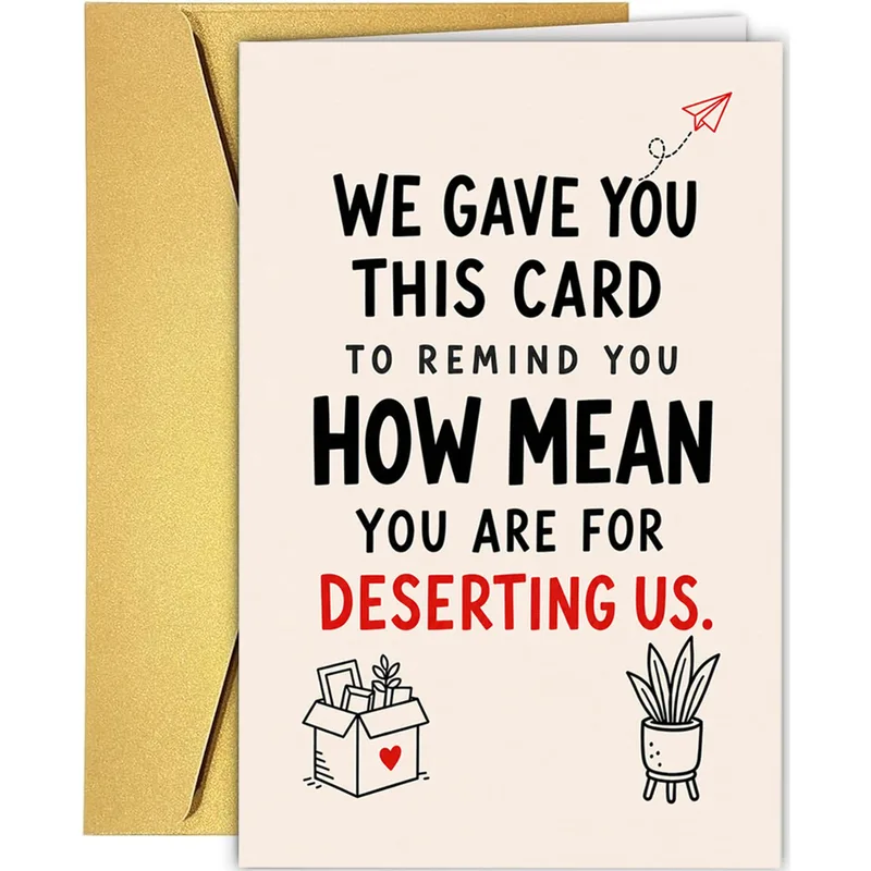 We Gave Card – Greeting Card in black