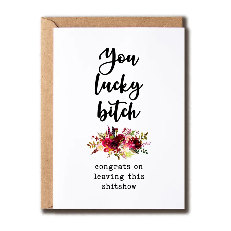 Retirement Congrats Card for Your Coworker Who Is Finally Out