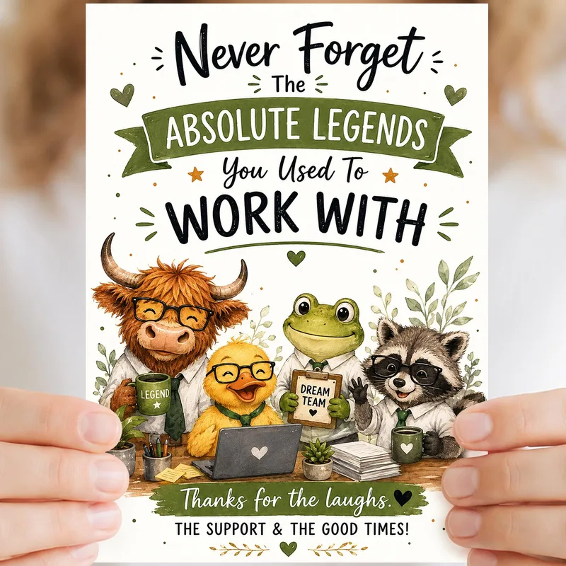 Former Colleague Card: Never Forget the Legends You Worked With