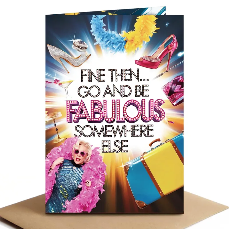Glamorous Goodbye Card for a Coworker Who Is Leaving