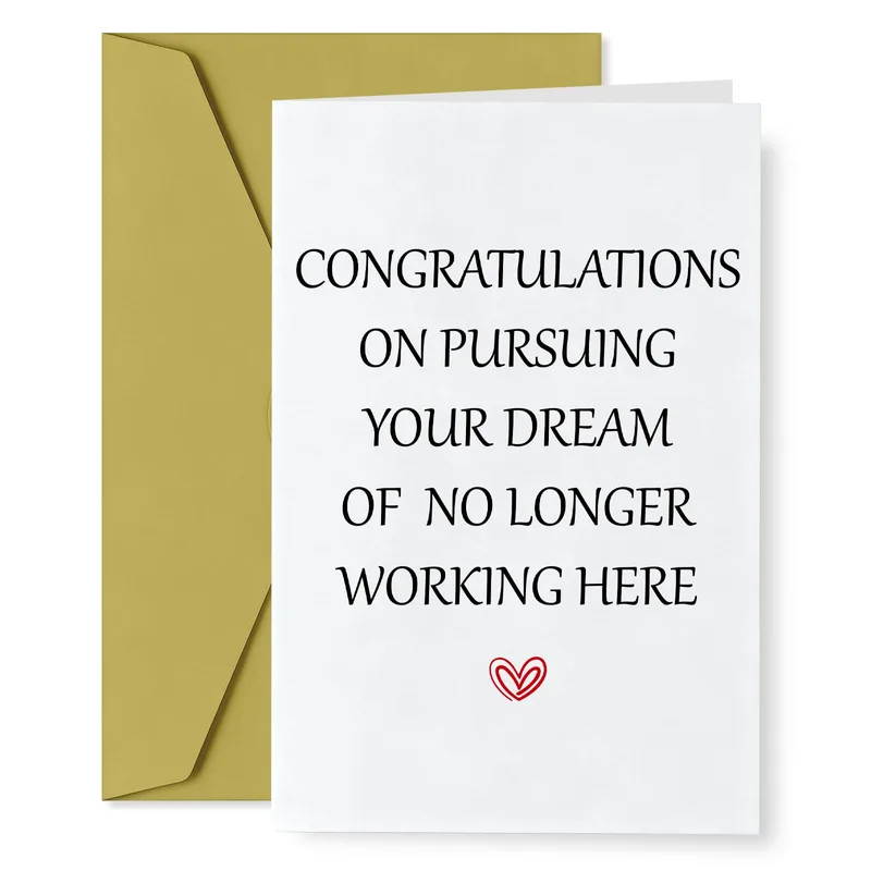 Congratulations on Pursuing Card for Your Coworker Leaving