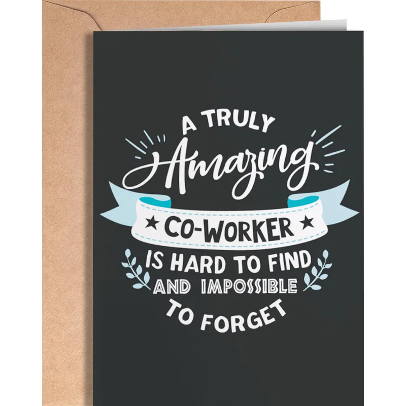 Amazing Coworker Card for a Colleague Who Makes Work Better
