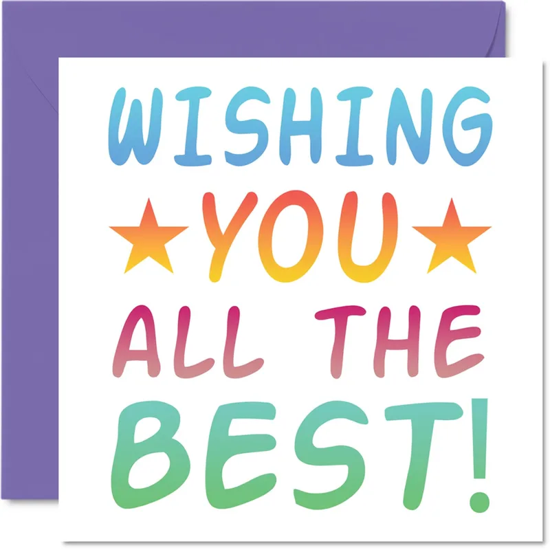 Wishing You All Card for a Departing Coworker