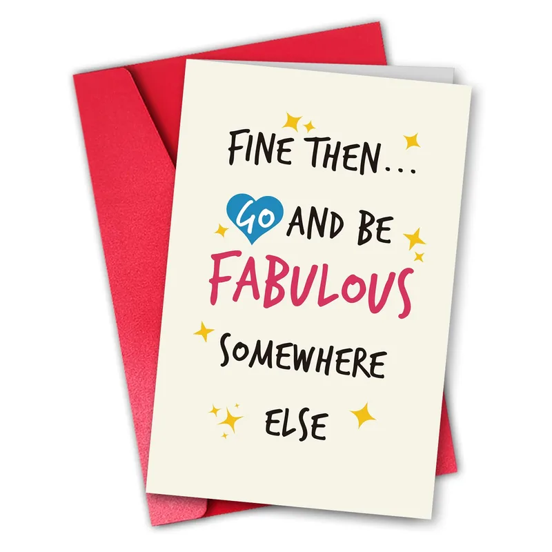 Cream Sparkles Card for Coworker Leaving Office with Sparkle Design