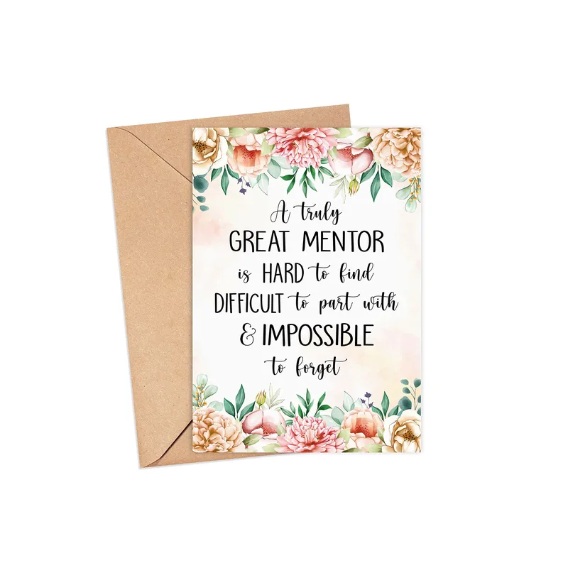 Mentor Farewell Card for a Great Mentor Hard to Find