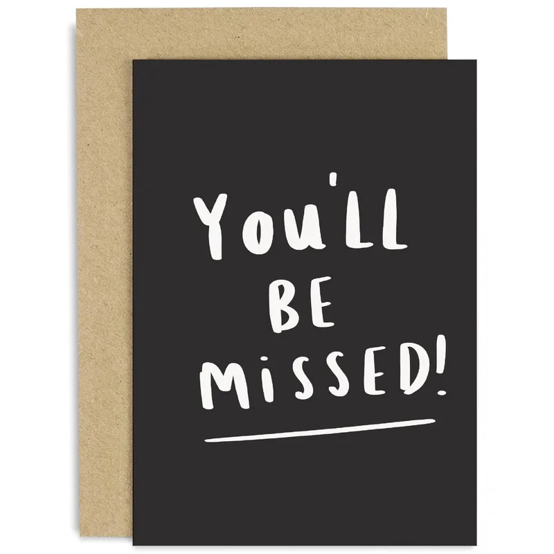 You'll Be Missed! Farewell Card for Coworker Leaving