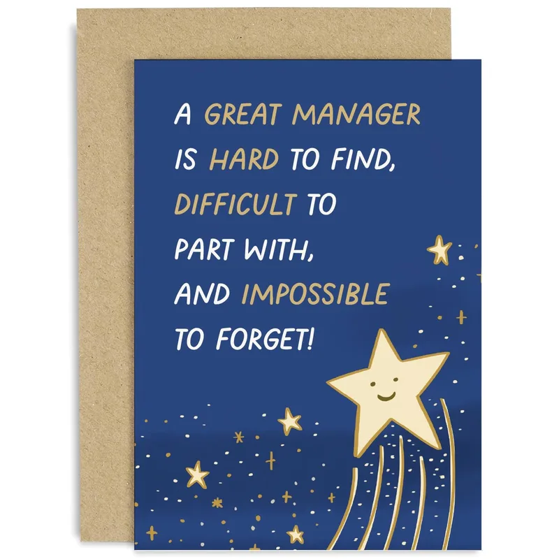 Gold Shooting Star Boss Card: A Great Manager Is Hard to Find