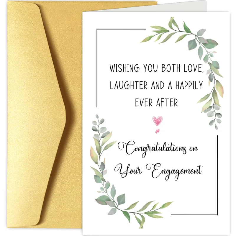 Happily Ever After Card for Your Engagement Celebration