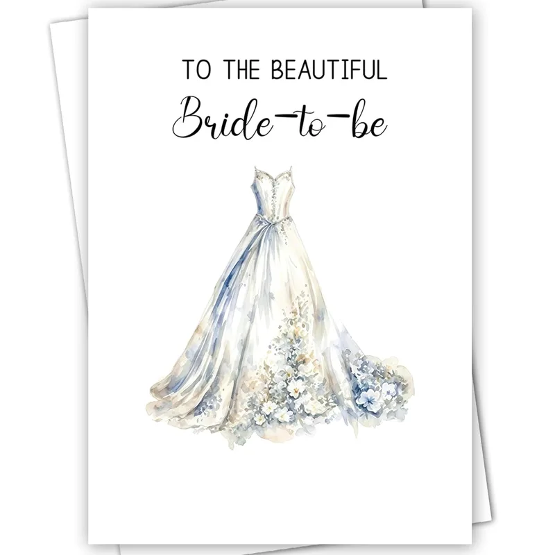 Wedding Dress Card for the Bride-to-be in Your Life