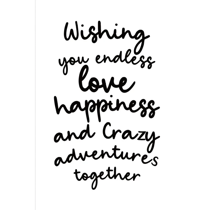 Couple Adventure Card: Wishing You Endless Love and Happiness