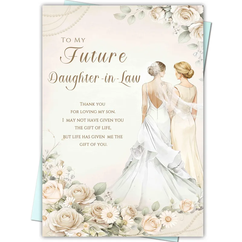 Mother in Law Wedding Card for a Bride Who Joined the Family