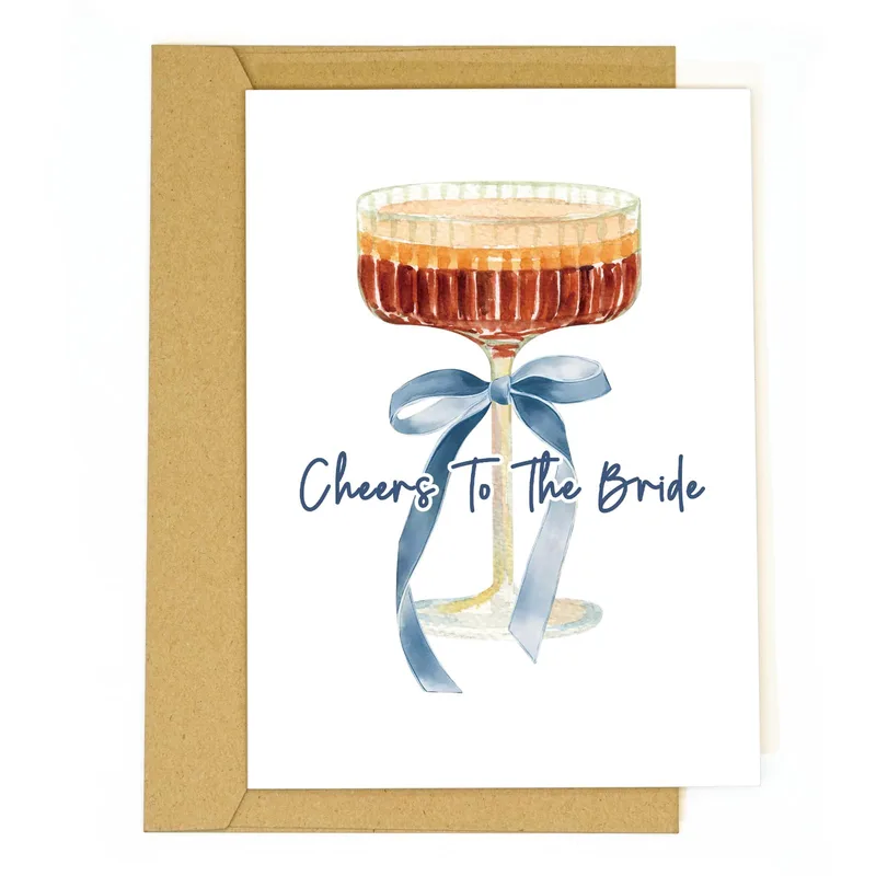 Espresso Martini Bride Card: Cheers To The Bride
