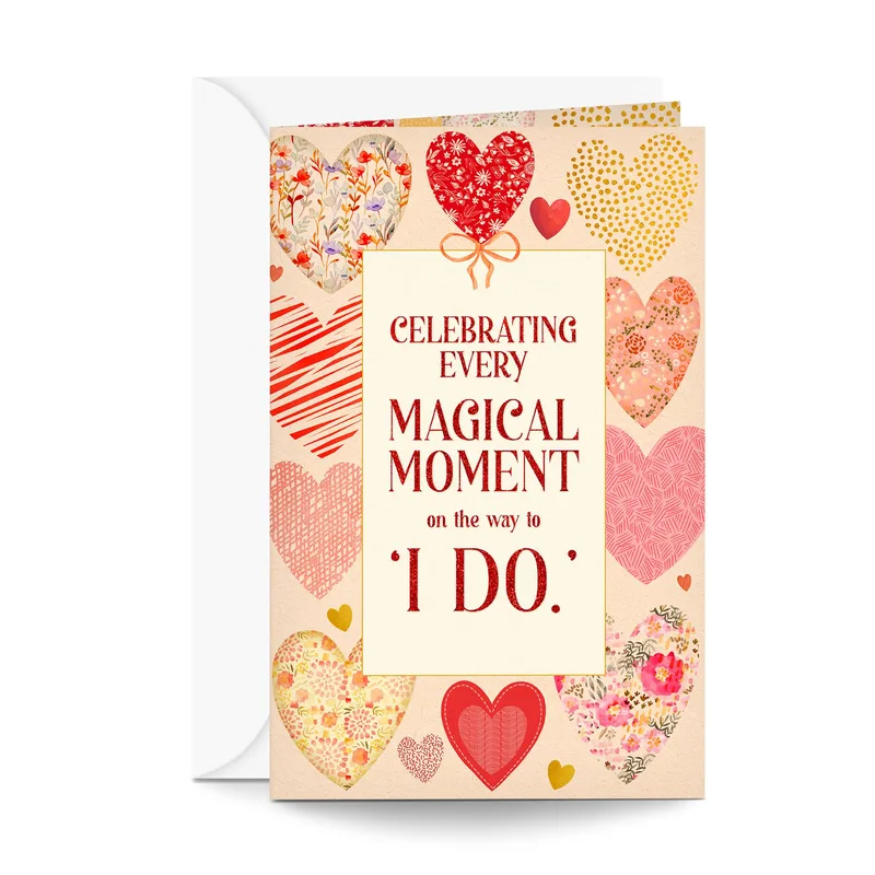 Magical Moment Card for Engaged Couples and Wedding Days