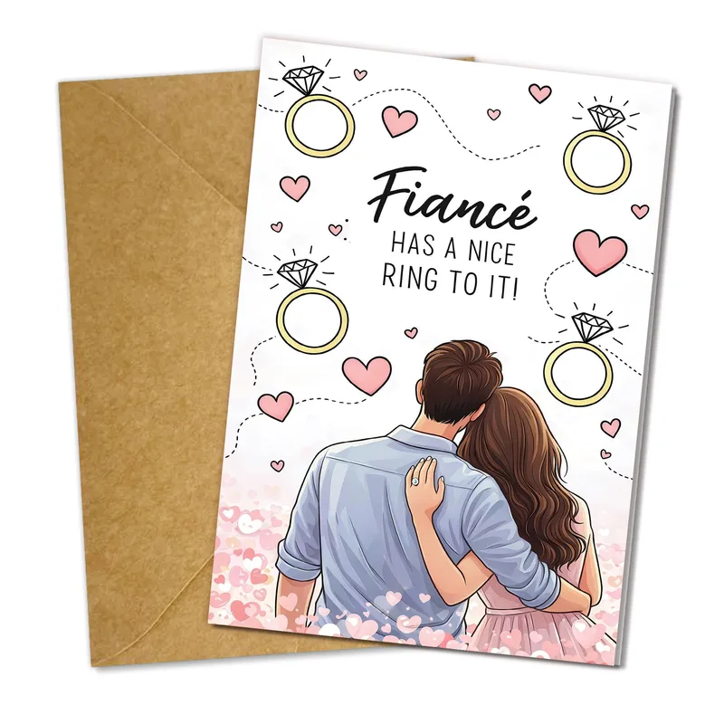 Fiancé Has A Nice Card for Your Engagement Day