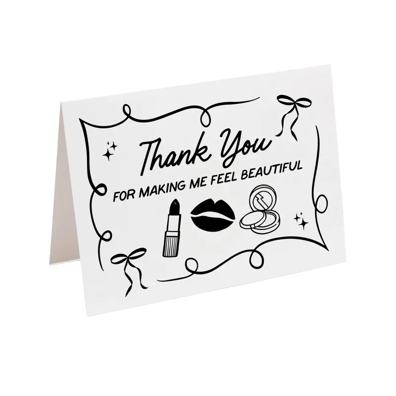 Beauty Thank You Card for Making You Feel Beautiful