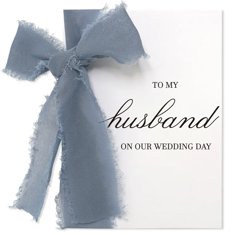 To My Husband Card for Wedding Day Sentiment