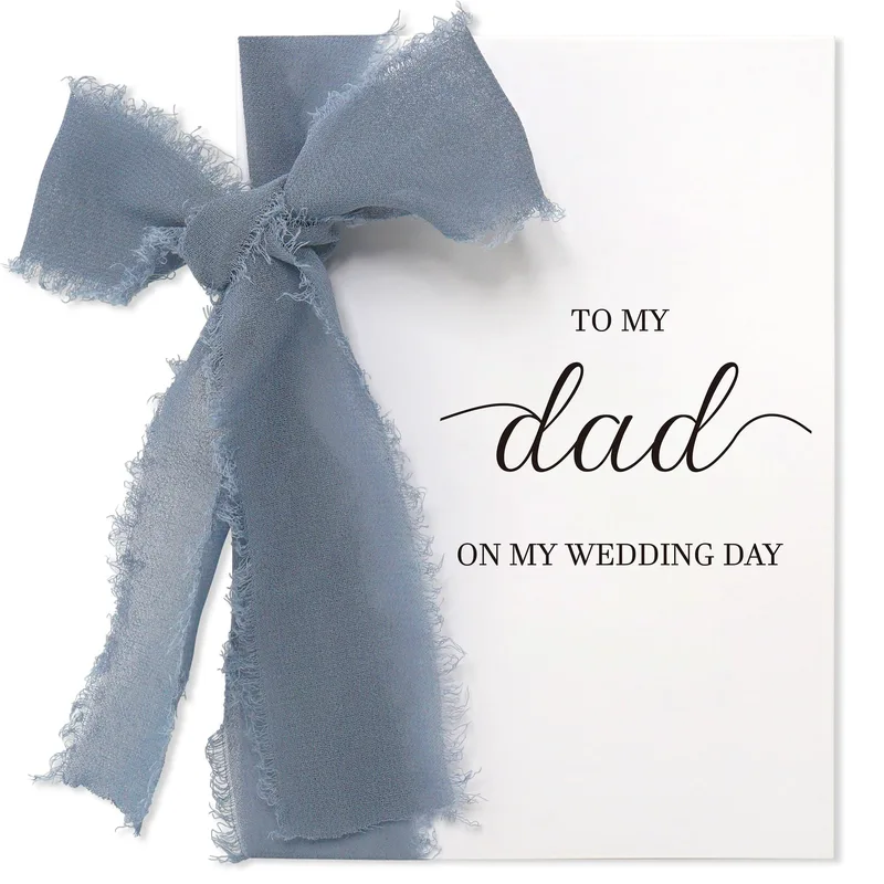 To My Dad Wedding Card for Father of the Bride or Groom