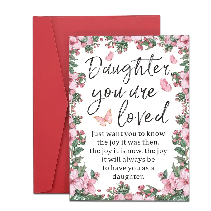 Daughter You Are Loved Card for Sentimental Moments