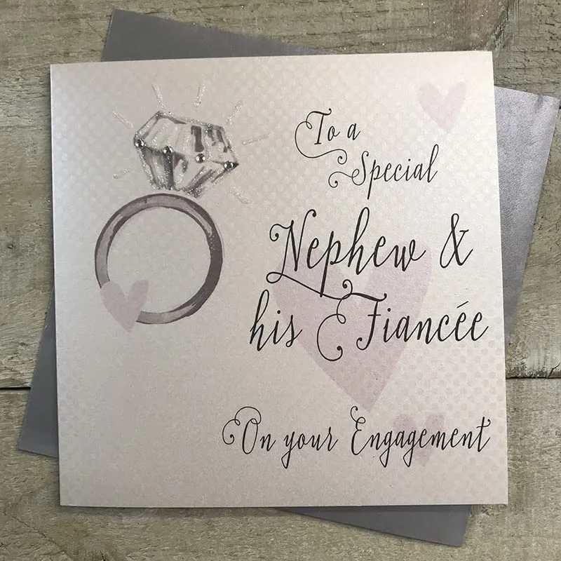 Diamond Ring Grey Sketch Card – Greeting Card in natural
