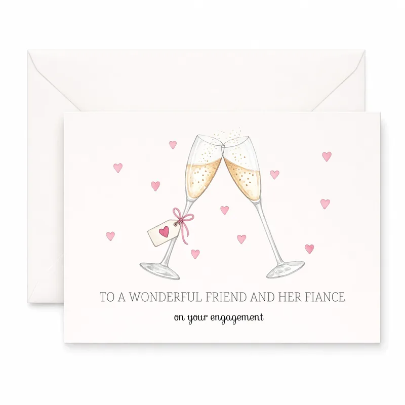 To a Wonderful Friend Card for Engagement Celebrations