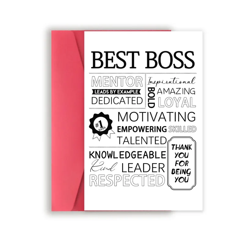Best Boss Mentor Leads Card for a Great Manager