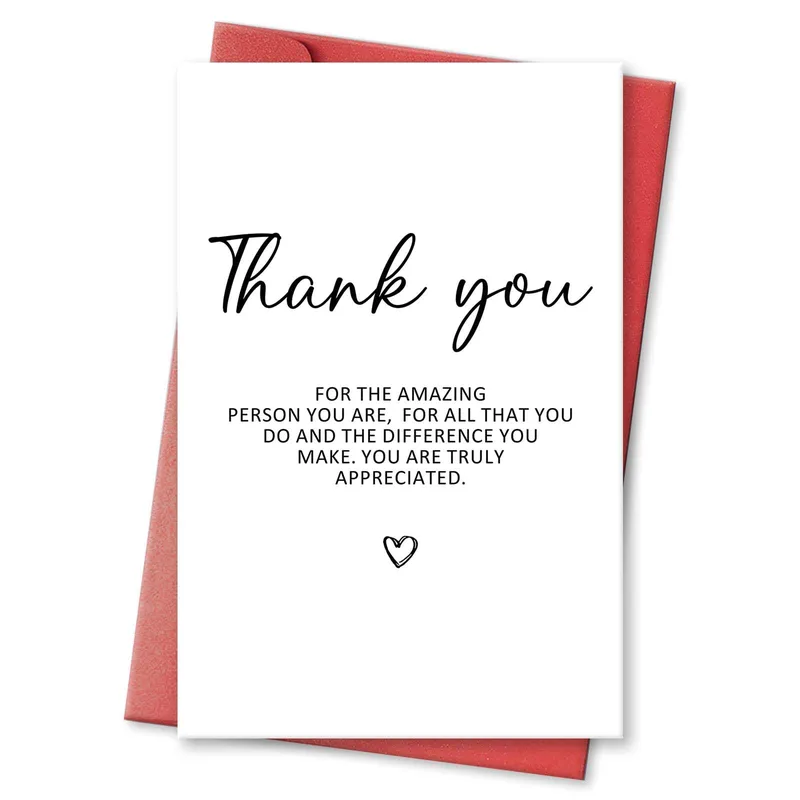 Appreciated Thank You Card for a Standout Person