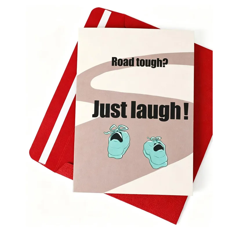Road Tough Card: A Funny Pep Talk for a Rough Stretch