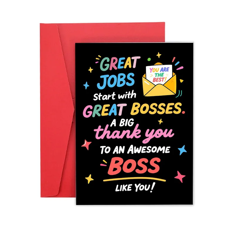 Great Bosses Card for an Awesome Boss Like You