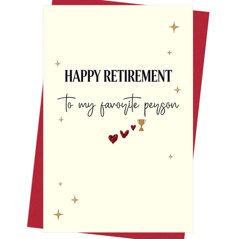 Favorite Person Retirement Card: Happy Retirement Wishes