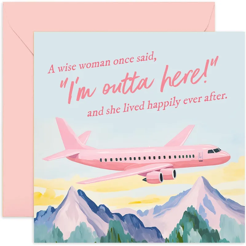 A wise Woman Card for a Retiree Heading Off Happily