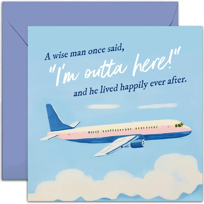 A wise Man once said Card for Retiring Colleagues