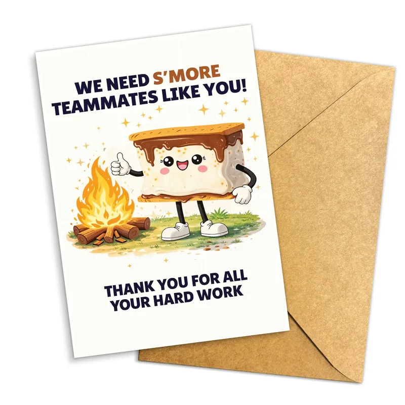 S'more Teammates Card: A Sweet Thank You for Your Hard Work