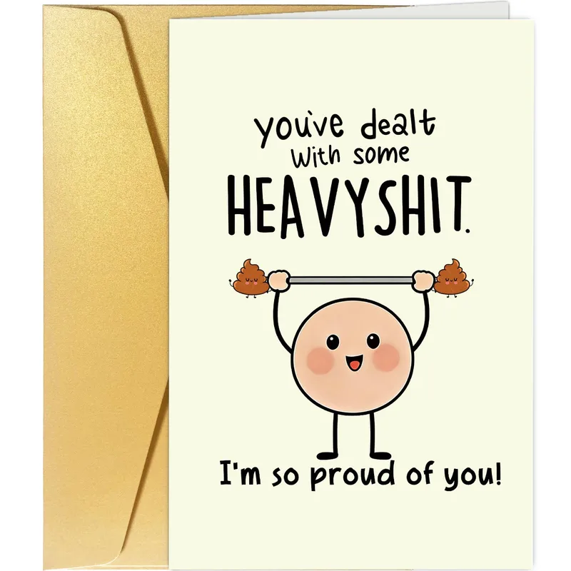 Heavy Lifting Card: A Proud Pep Talk for Tough Days