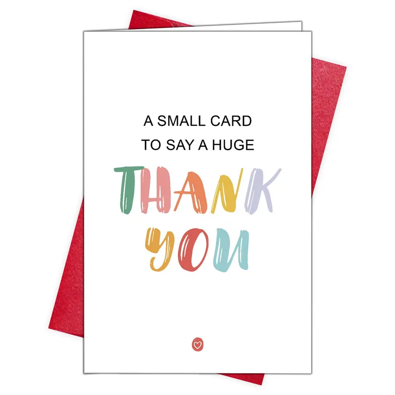 A Small Card for a Big Thank You Moment