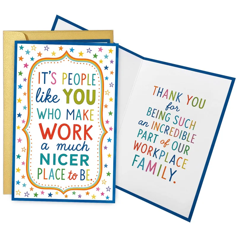 Workplace Family Card: Thanks for Making Work Nicer