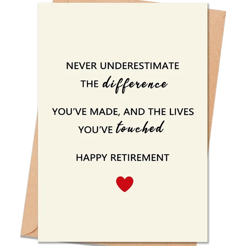 Never Underestimate The difference You've Card for Retirement