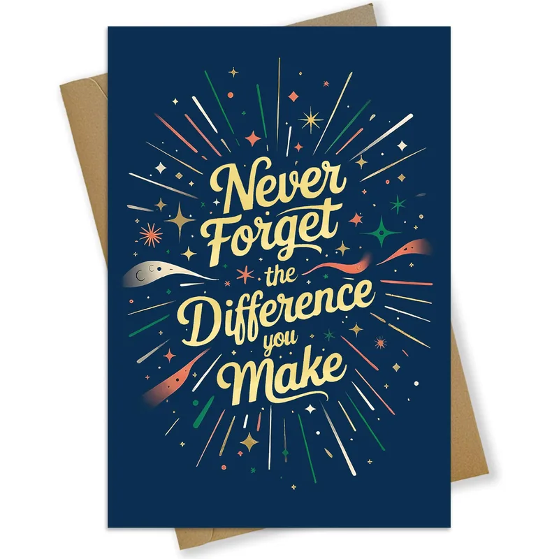 Difference Maker Card: A Thank You That Lights Up the Room
