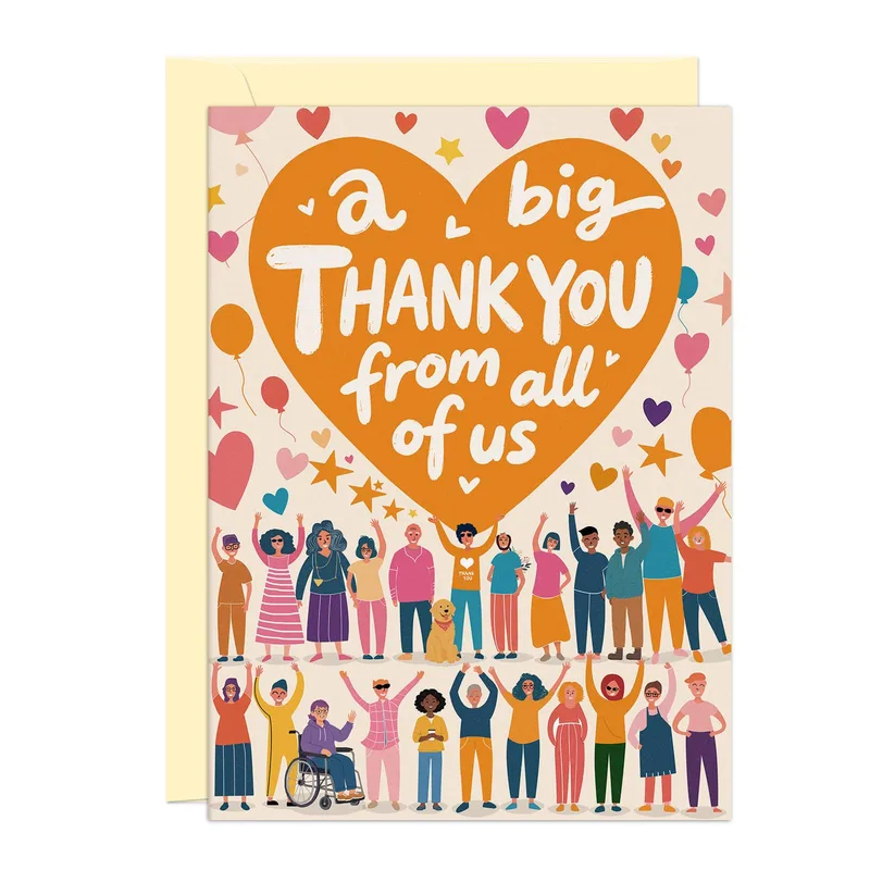 Appreciation from Everyone Card: A Big Thank You from All of Us