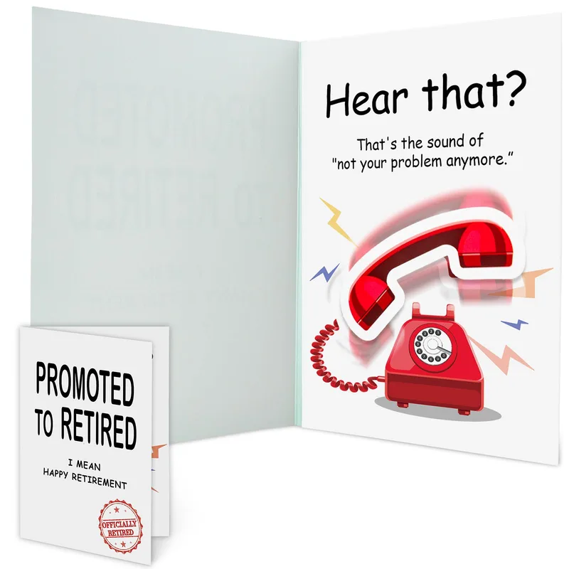 Not Your Problem Anymore Card: Funny Retirement Card