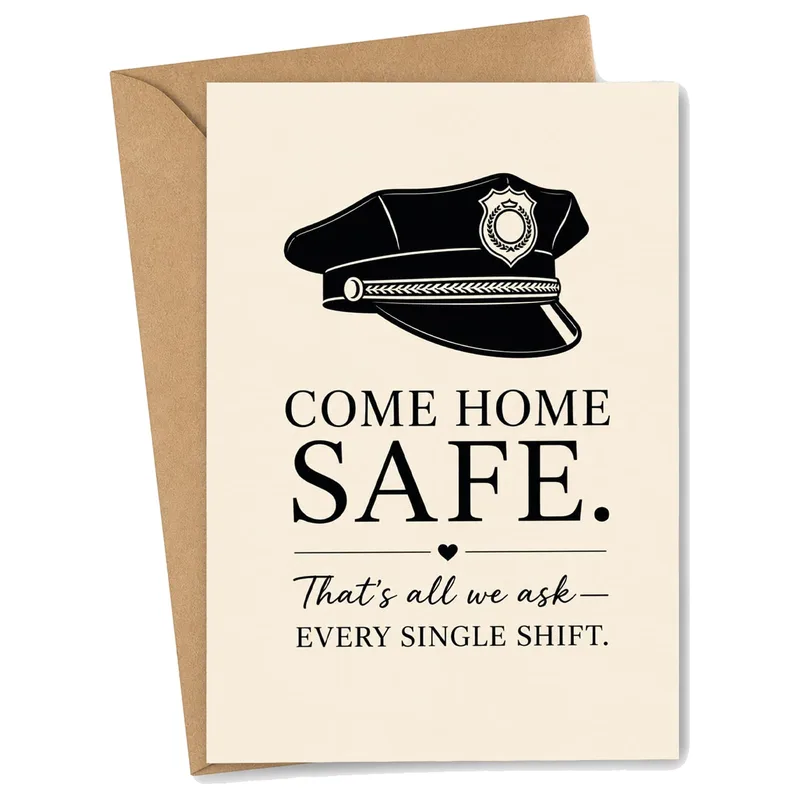 Police Officer Card: Come Home Safe, Every Shift