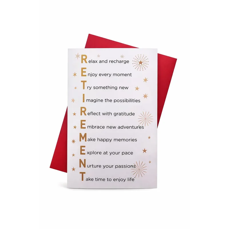 Enjoy Every Moment Card: A Retirement Acrostic