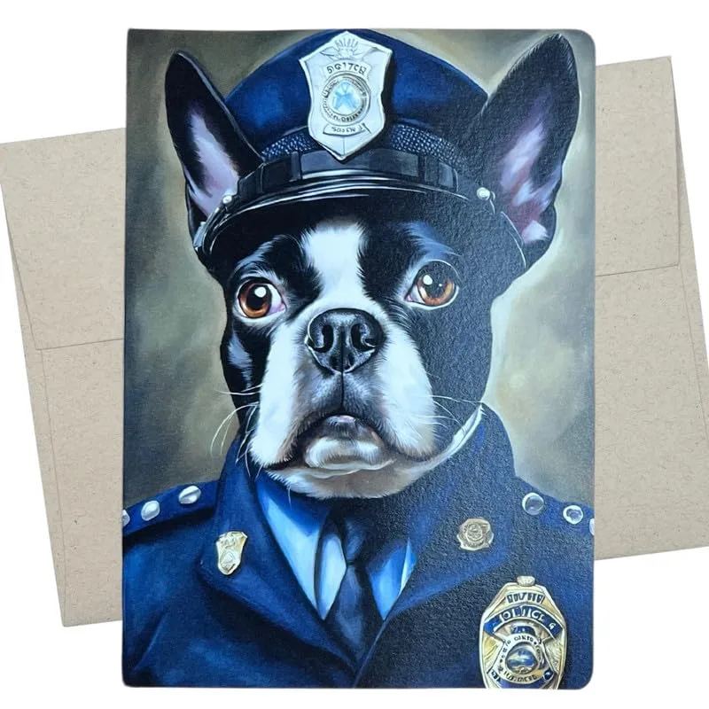 Police Dog Card for a Retiring Officer or Friend