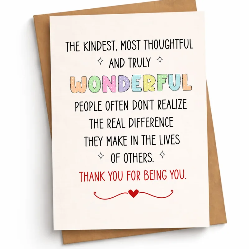 The Kindest Most Thoughtful Card for a Caring Soul