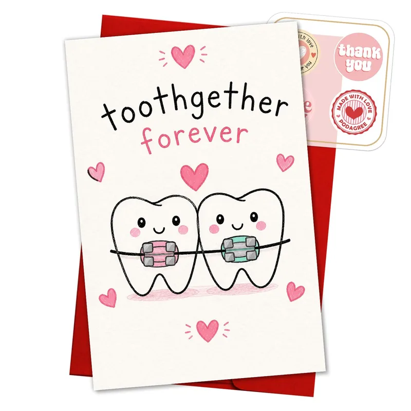 Braces Friends Card for Dental Team Appreciation