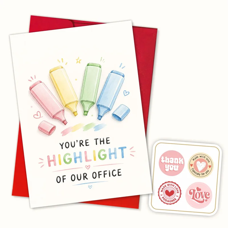 Office Highlight Card for Coworker Appreciation