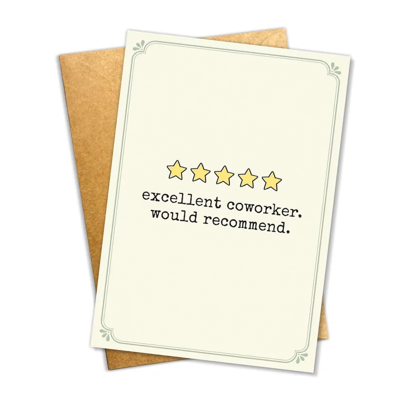 Great Coworker Card for the Best Person on Your Team