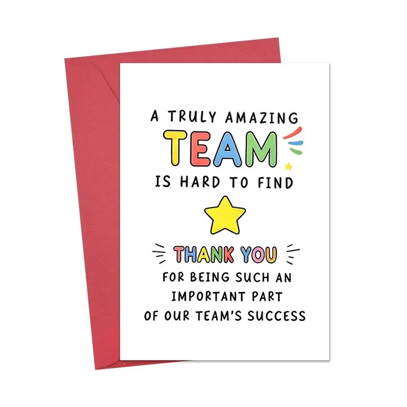 Envelope Colorful Star Thank You Card celebrates a truly