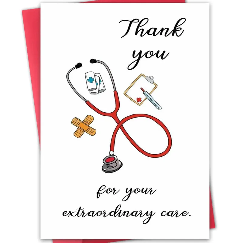 Medical Staff Appreciation Card: A Thank You With Heart