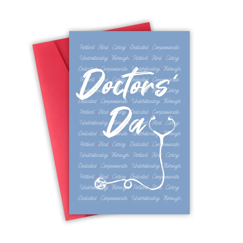 Doctors Day Partient Card for a Caring Doctor